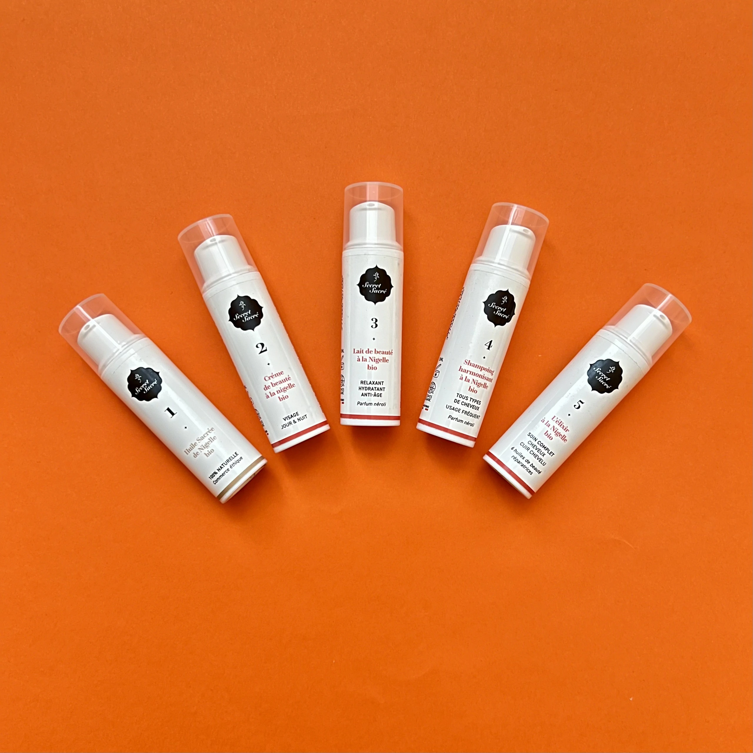découverte soins nigelle produits en cercle