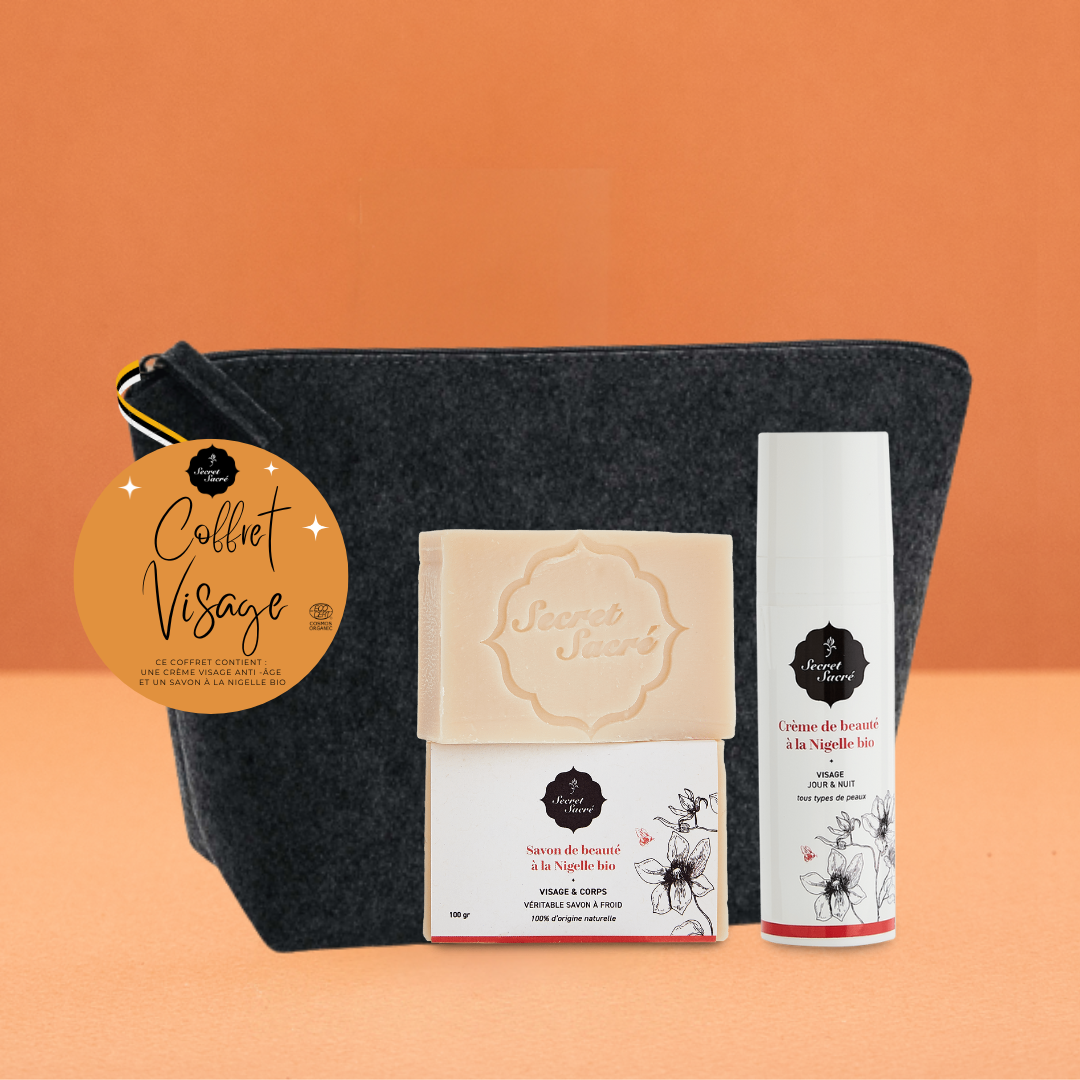 Coffret Visage Savon et creème visage à la nigelle