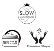Logo Made In France, Commerce éthique, Slow cosmétique - Secret Sacré